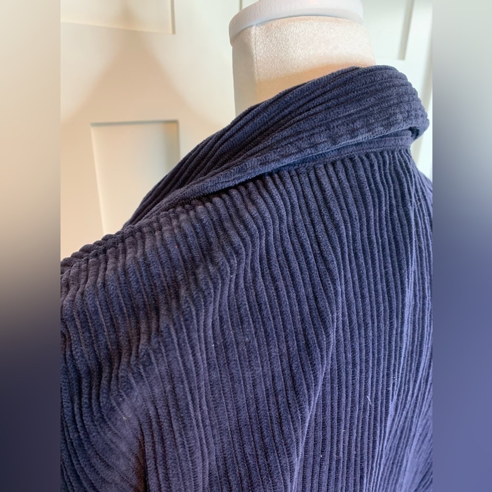 Vintage Express Navy Blue Corduroy Jacket Size Medium - Picture 6 of 10
